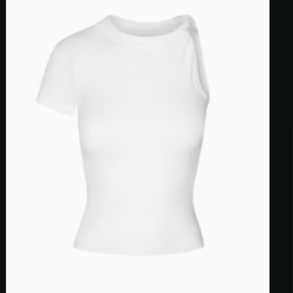 KHY - One Shoulder Twist Tee